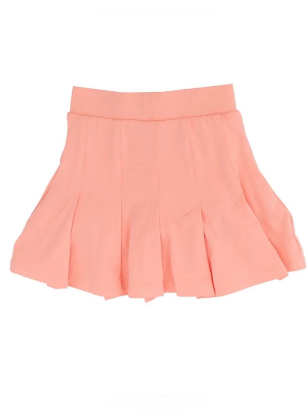 Sweet Bamboo Girls' Pleated Skort, Apricot Pink, size 5